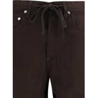 Pantaloni casual CITIZENS OF HUMANITY Dama - Pantaloni casual CITIZENS OF HUMANITY BRYNN DRAWSTRING TROUSER CHOCO Femei (BM 19725431) - B-mall.ro