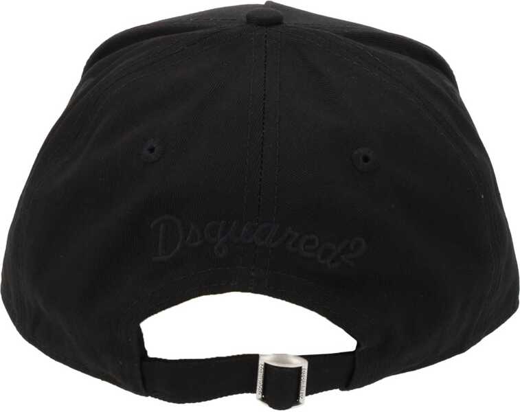 Sepci DSQUARED2 Rebels Baseball Hat BLACK Barbati (BM 19725488) 3