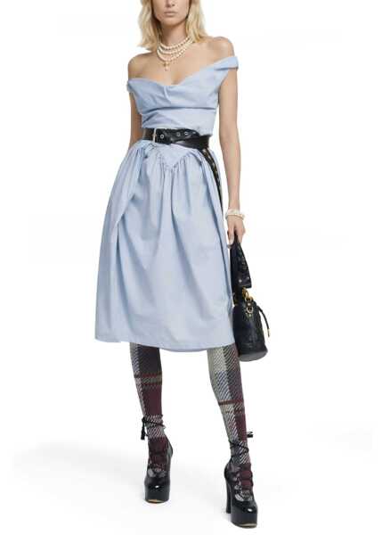 Rochii casual Vivienne Westwood Sunday Dress AZURE Femei (BM 19725518) 2