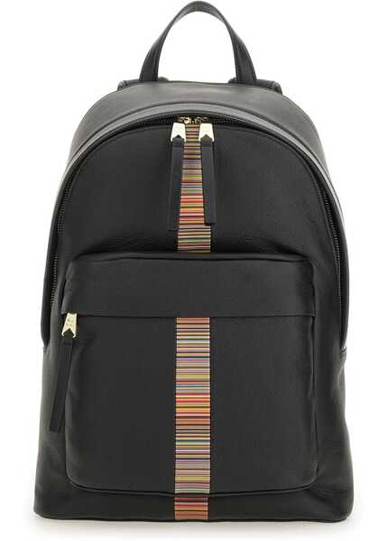 Rucsacuri Paul Smith Signature Stripe Backpack BLACK Barbati (BM 19725542) 2