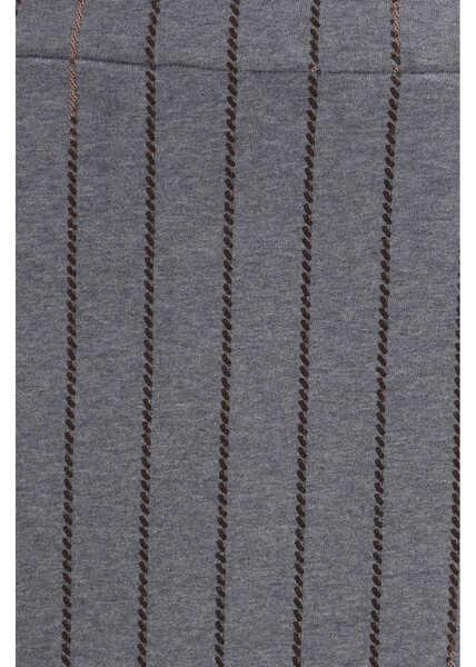 Fuste Brunello Cucinelli Embellished Midi Pencil Skirt GRIGIO SCURO Femei (BM 19725563) 3