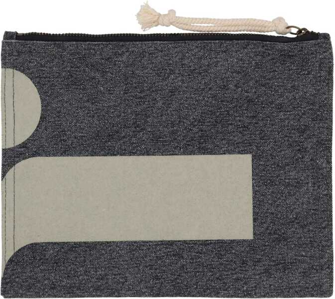 Genti mini Isabel Marant Netia Clutch Bag With Logo CHARCOAL Femei (BM 19725572) 2