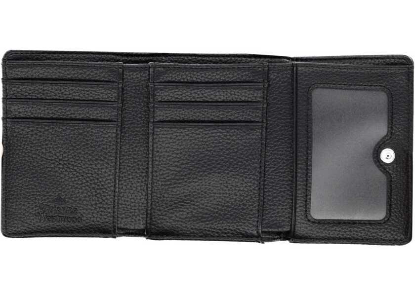 Portofele Vivienne Westwood Small Frame Portfolio BLACK Femei (BM 19725581) 3