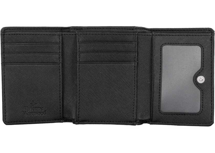 Portofele Vivienne Westwood Small Frame Portfolio BLACK Femei (BM 19725629) 3