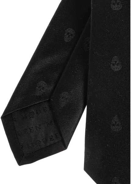Cravate Alexander McQueen Skull Tie BLACK Barbati (BM 19725680) 3
