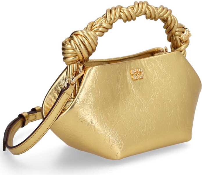 Genti de mana Ganni Mini Bou Bag GOLD Femei (BM 19725698) 2