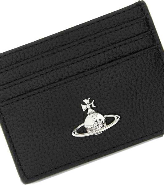 Portofele Vivienne Westwood Flat Card Holder BLACK Femei (BM 19725713) 3
