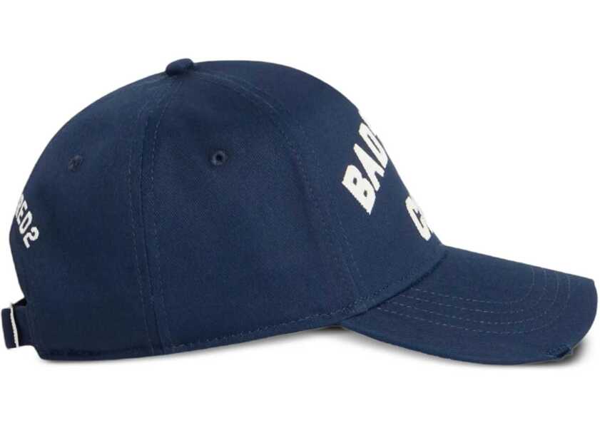 Sepci DSQUARED2 D2 College Baseball Cap BLUE Barbati (BM 19725734) 5