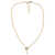Ferragamo "Gancini" necklace with pearl Gold