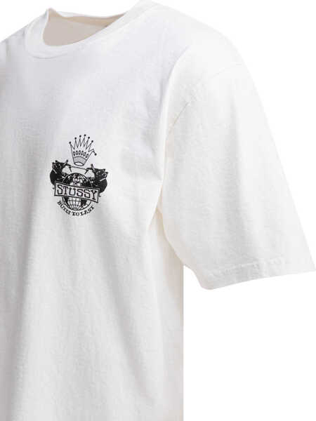 Tricouri STSSY T-shirts White Barbati (BM 19725768) 4