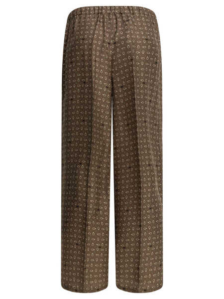 Pantaloni casual Max Mara Trousers Brown Femei (BM 19725825) 2