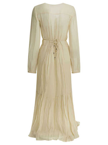 Rochii elegante ISABEL MARANT ETOILE Dresses Beige Femei (BM 19725837) 2