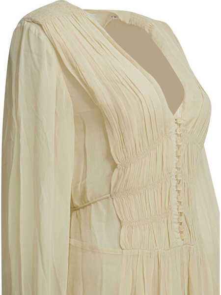 Rochii elegante ISABEL MARANT ETOILE Dresses Beige Femei (BM 19725837) 3