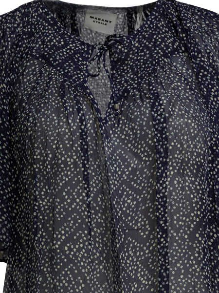 Camasi office ISABEL MARANT ETOILE Shirts Blue Femei (BM 19725840) 3