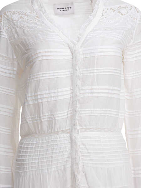 Rochii elegante ISABEL MARANT ETOILE Dresses White Femei (BM 19725870) 3