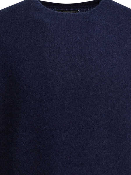 Pulovere casual Beams Plus Knitwear Blue Barbati (BM 19725915) 3