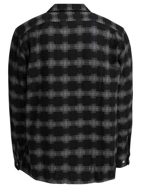 Camasi casual Beams Plus Shirts Black Barbati (BM 19725918) 2