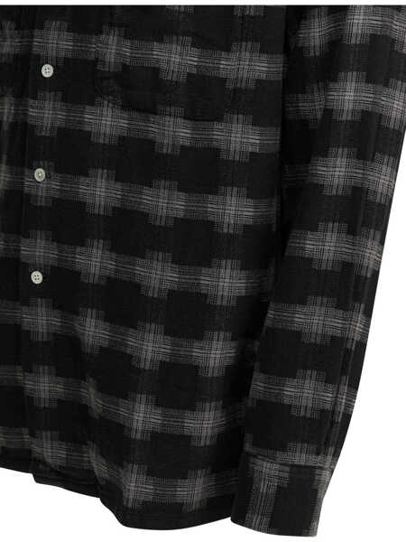 Camasi casual Beams Plus Shirts Black Barbati (BM 19725918) 4