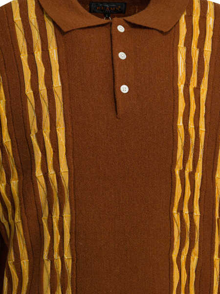 Pulovere casual Beams Plus Knitwear Brown Barbati (BM 19725930) 3