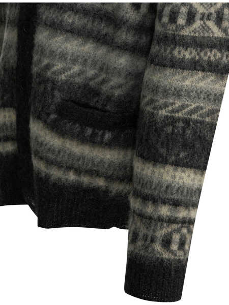 Pulovere casual Beams Plus Knitwear Grey Barbati (BM 19725933) 4