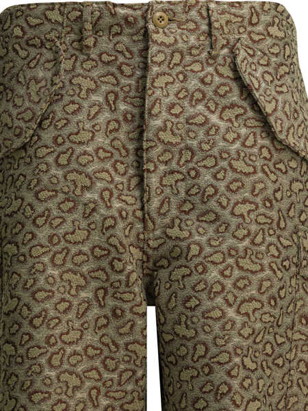 Pantaloni casual Beams Plus Trousers Beige Barbati (BM 19725936) 3