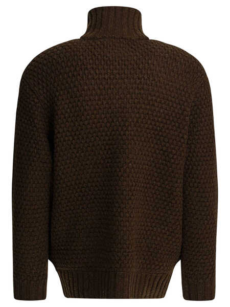 Pulovere casual Beams Plus Knitwear Brown Barbati (BM 19725942) 2