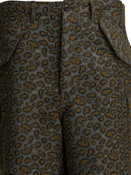 Pantaloni casual Beams Plus Trousers Brown Barbati (BM 19725948) 3