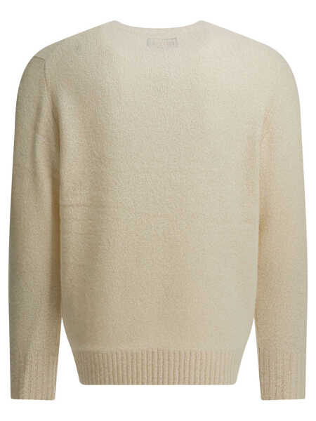 Pulovere casual Beams Plus Knitwear White Barbati (BM 19725957) 2