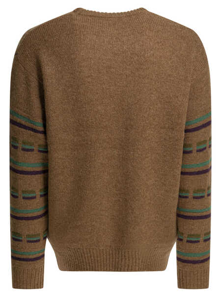 Pulovere casual Beams Plus Knitwear Brown Barbati (BM 19725960) 2