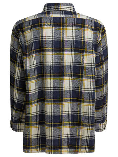 Camasi casual Beams Plus Shirts Purple Barbati (BM 19725966) 2