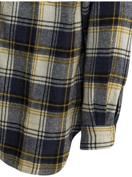 Camasi casual Beams Plus Shirts Purple Barbati (BM 19725966) 4