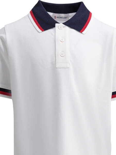 Tricouri Polo Moncler Polo shirts White Baieti (BM 19726050) 3