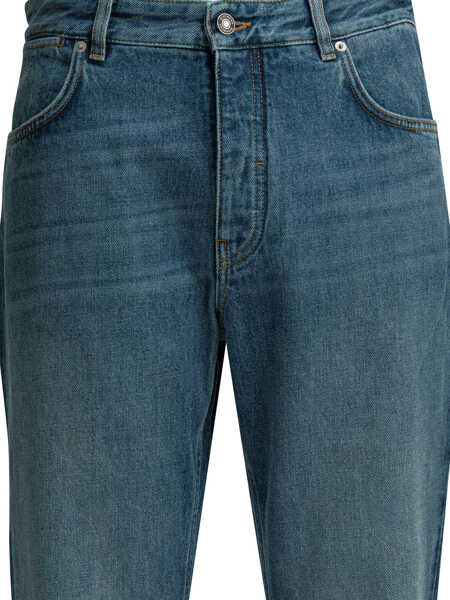 Blugi drepti Givenchy Couture Seam Shadow Jeans Blue Barbati (BM 19726068) 3