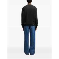 Hanorace pentru Barbati - Hanorace AMI Paris Ami De Coeur crewneck sweatshirt Black Barbati (BM 19726080) - B-mall.ro