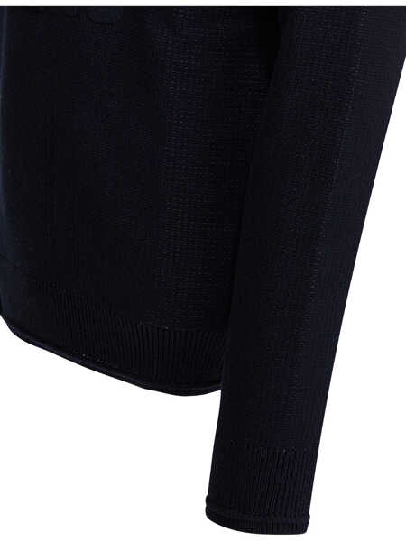 Pulovere Givenchy Sweater with embroidered logo Blue Barbati (BM 19726110) 4