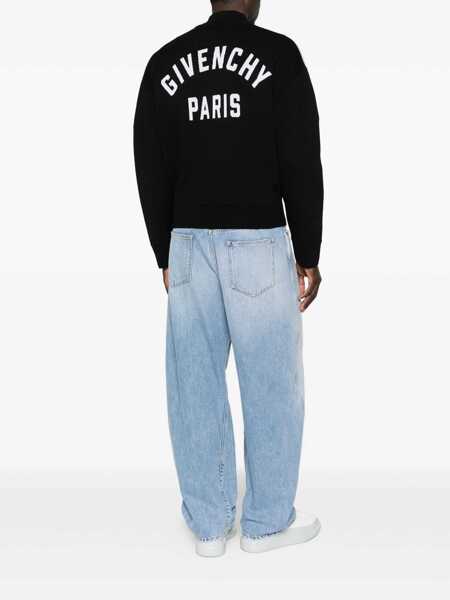 Pulovere Givenchy Couture Seam Zip Sweater White Barbati (BM 19726119) 2