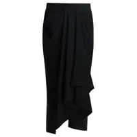 Fuste casual Draped crepe cady midi skirt Femei