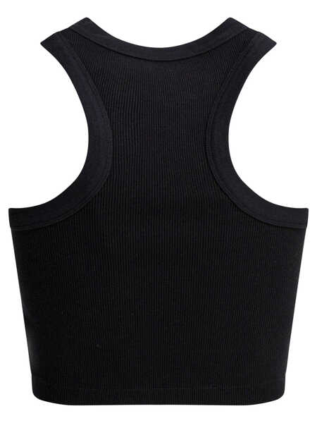 Bluze Givenchy Cropped tank top with logo Black Femei (BM 19726128) 2