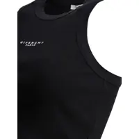 Topuri Dama - Bluze Givenchy Cropped tank top with logo Black Femei (BM 19726128) - B-mall.ro