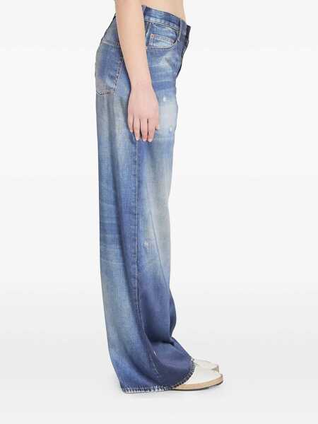 Blugi drepti Golden Goose Jeans Blue Femei (BM 19726224) 2