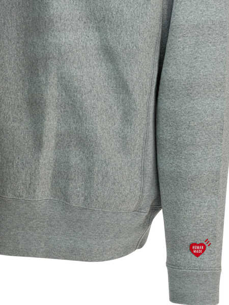 Hanorace HUMAN MADE Sweatshirts Grey Barbati (BM 19726227) 4