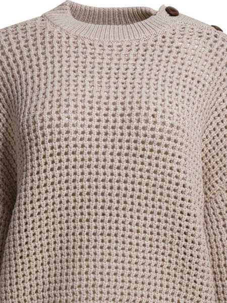 Pulovere casual Brunello Cucinelli Knitwear Beige Femei (BM 19726248) 3