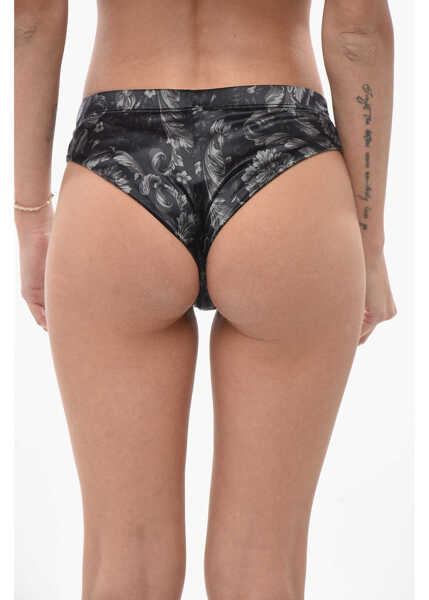 Chiloti Versace Brazilian Designed Barocco Bikini Briefs Black Femei (BM 19726364) 2