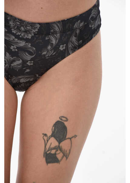 Chiloti Versace Brazilian Designed Barocco Bikini Briefs Black Femei (BM 19726364) 3
