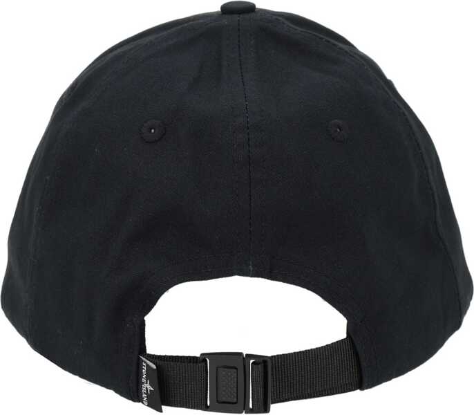Sepci Stone Island Baseball Hat With Logo BLACK Barbati (BM 19726385) 2