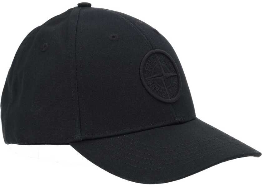 Sepci Stone Island Baseball Hat With Logo BLACK Barbati (BM 19726385) 3