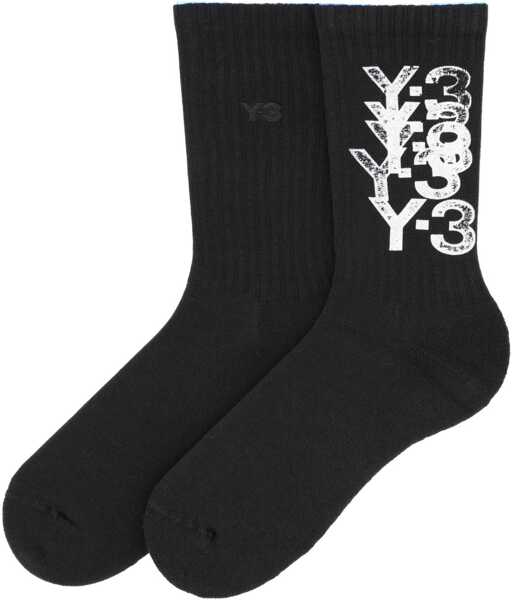 Sosete Y-3 Socks With Logo BLACK Femei (BM 19726433) 2