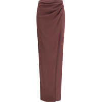 Fuste PHOEBE WRAP EFFECT MIDI SKIRT Femei