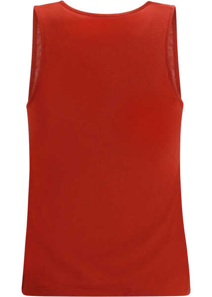 Topuri LOULOU DE SAISON ALBIA LDS TANK TOP RED Femei (BM 19726835) 2