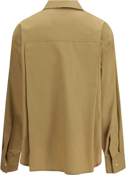 Camasi casual LOULOU DE SAISON LEE SHIRT WITH EMBROIDERY DUNE Femei (BM 19726856) 2